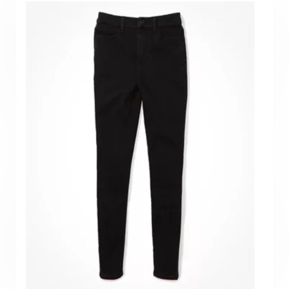 AEO Black Curvy Hi-Rise Jeggings